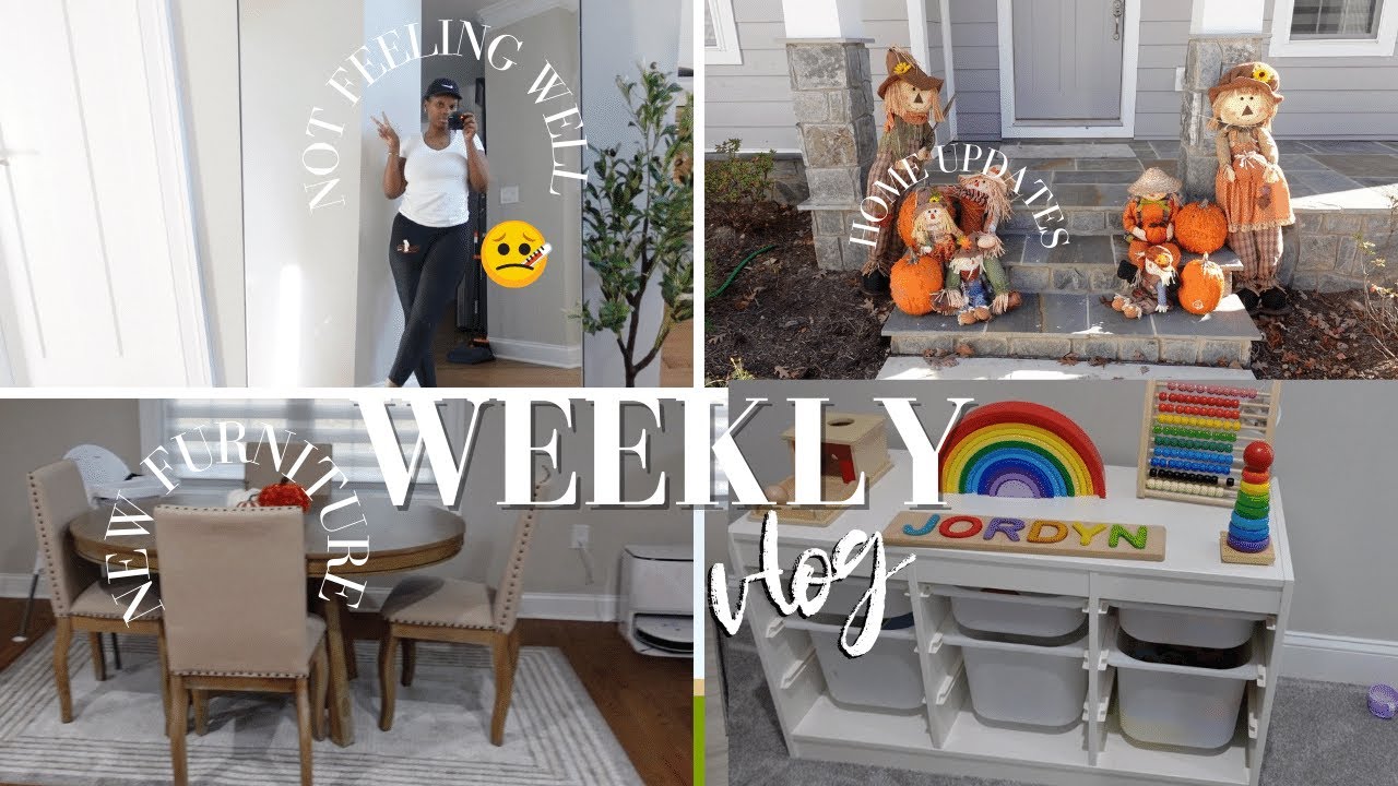 Weekly Vlog Home Updates + New Furniture + We are Fighting a Cold YouTube