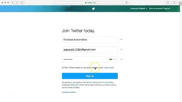 "How To" set up a Twitter Account Tutorial