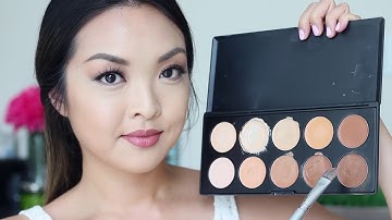 HOW TO  Contour and Highlight For Beginners  |Easy Highlight & Contour Talk Through - Beginner