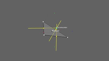 Calculating the Centroid and Circumcenter of a Triangle to Draw the Euler Line
