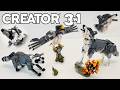 LEGO Creator Review: Grey Wolf (2026 Set 31393) ft. Raccoon