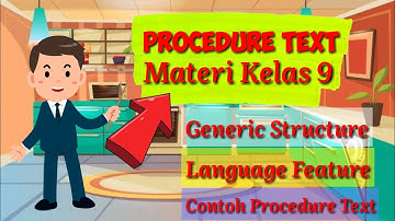 PROCEDURE TEXT ‼️ MATERI KELAS 9