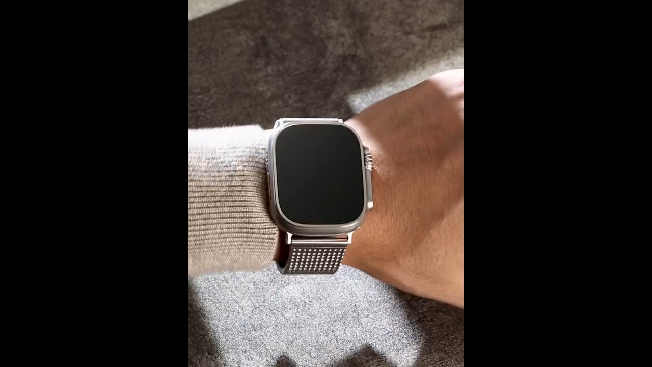 Ultra 2 Titanium Color Strap For Apple Watch 49mm 45mm 44mm 42 Luxury Metal Band For iWatch 8 7 6 5