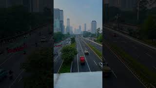 Shot On IPhone 13Pro || Fly Over Semanggi Car Free Day #iphone #13pro #music #cinematic #memes