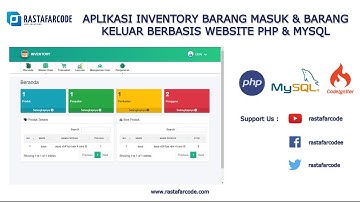 APLIKASI INVENTORY BARANG MASUK & BARANG KELUAR BERBASIS WEBSITE PHP & MYSQL