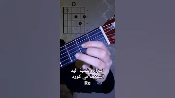 تعليم كوردات جيتار Chorde Re 