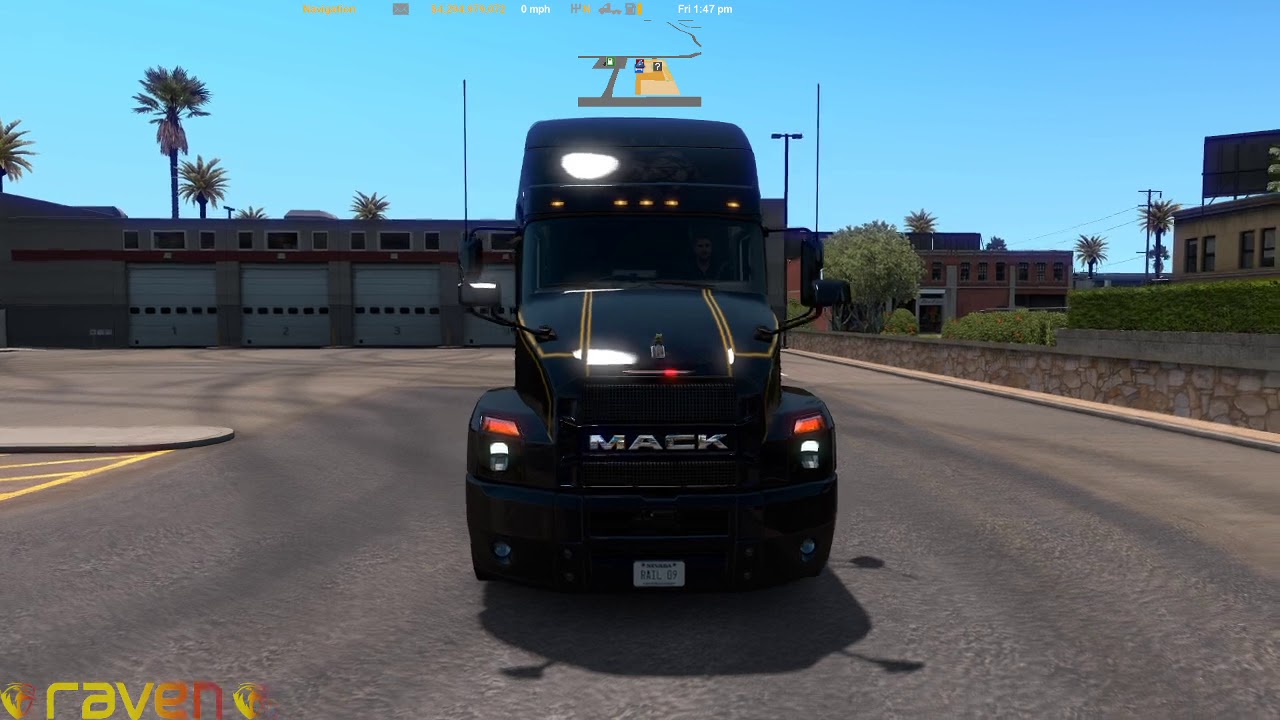 SCS ATS Mack Anthem "KITT Flag Mobile Unit"