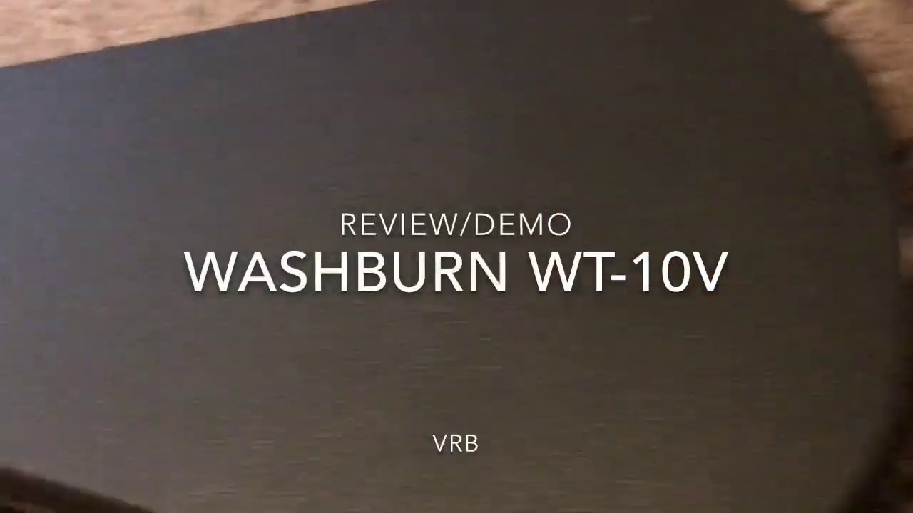 Review and Demo of Washburn WT-10V using Zoom G1xOn - YouTube