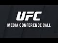 UFC 215: Johnson vs Borg - Media Conference Call