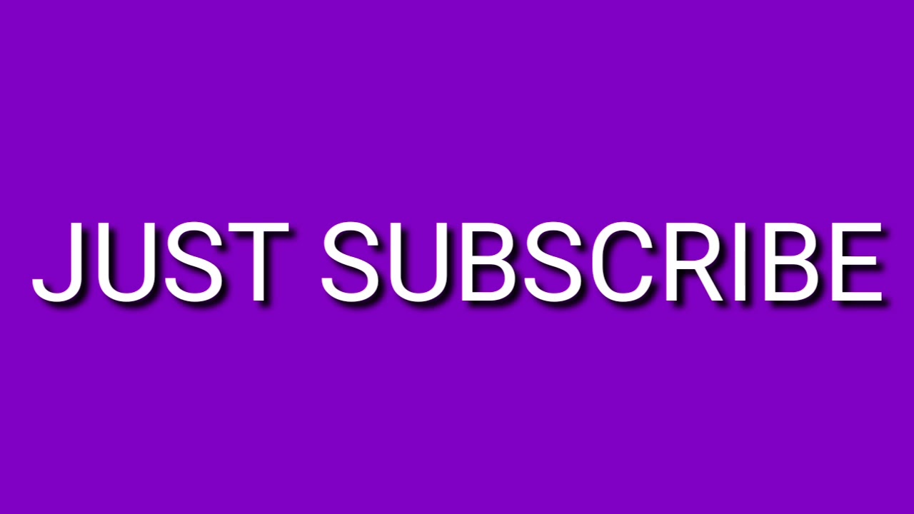 JUST SUBSCRIBE (You will not lose anything) - YouTube