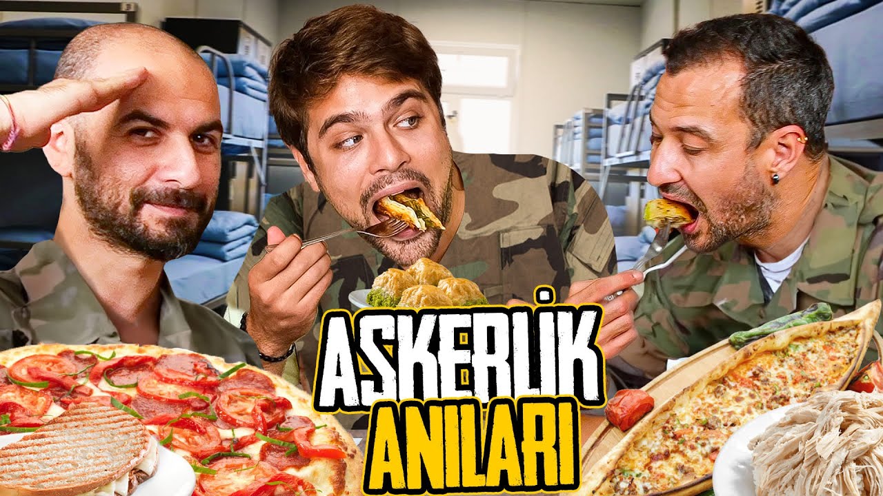 MUKBANG | Askerlik Anılarımız | Ekip Askerlikte Yaşadıklarını Anlatıyor