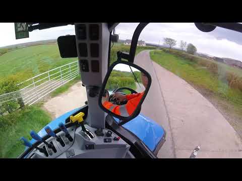 New holland t6.175 dynamic command start up and drive | L.d farming