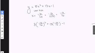 Air Tutors Finding Vertex From Standard Equation