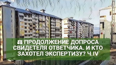 ⚖ ПРОДОЛЖЕНИЕ ДОПРОСА СВИДЕТЕЛЯ ОТВЕТЧИКА. И КТО ЗАХОТЕЛ ЭКСПЕРТИЗУ? Ч.IV