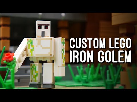 LEGO Minecraft: Custom Iron Golem Tutorial!