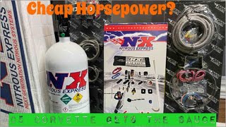 Corvette Gets the Sauce. Nitrous Express 78mm LS plate kit.