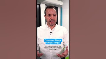 Employees always resist change during digital transformations, so change management is essential.