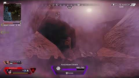 Apex Legends teamate self revives then falls off cliff