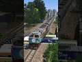 Train crossing broken track saved #train #automobile #railway #keretaapi #railroad