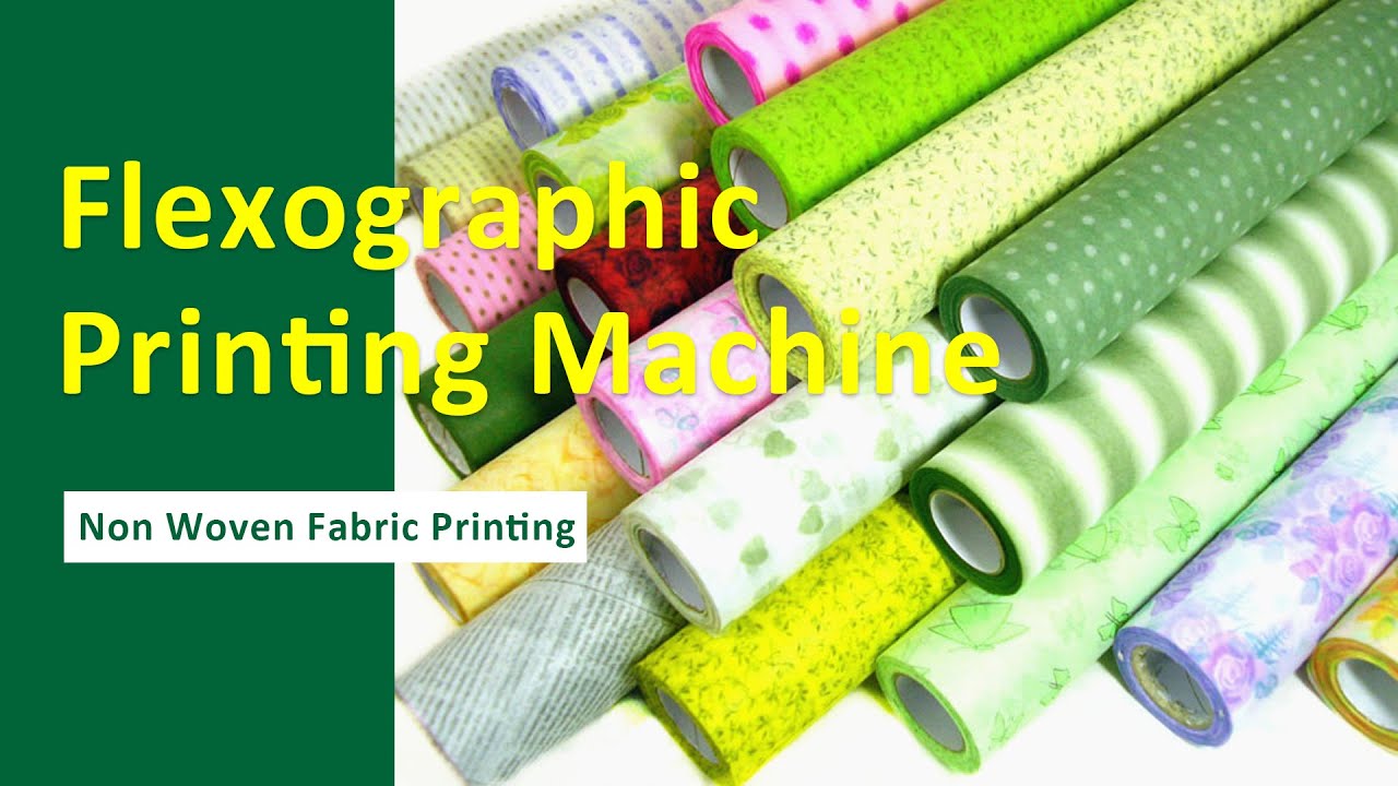 Non Woven Fabric Flexo Printing Machine Specialized for Non Woven High ...