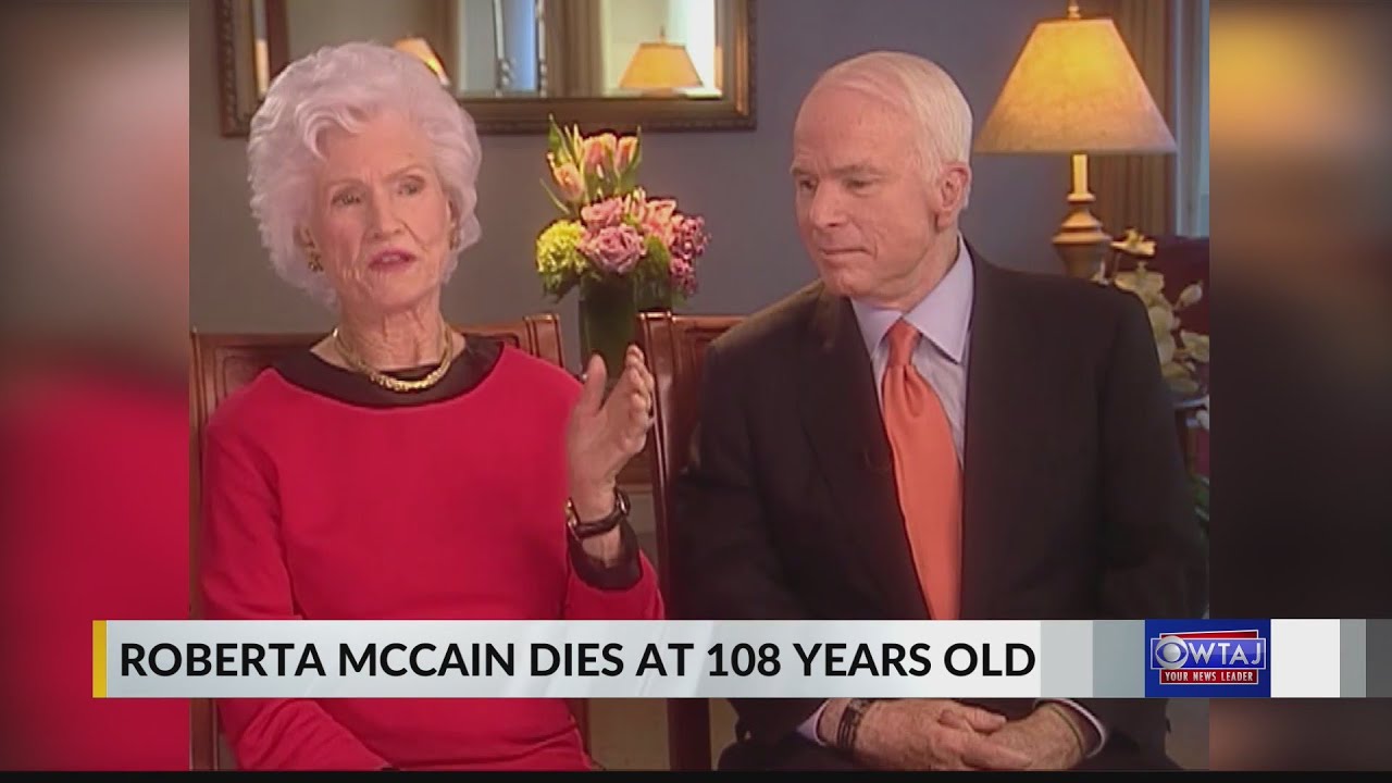 Sen. John McCain’s mother dies at 108