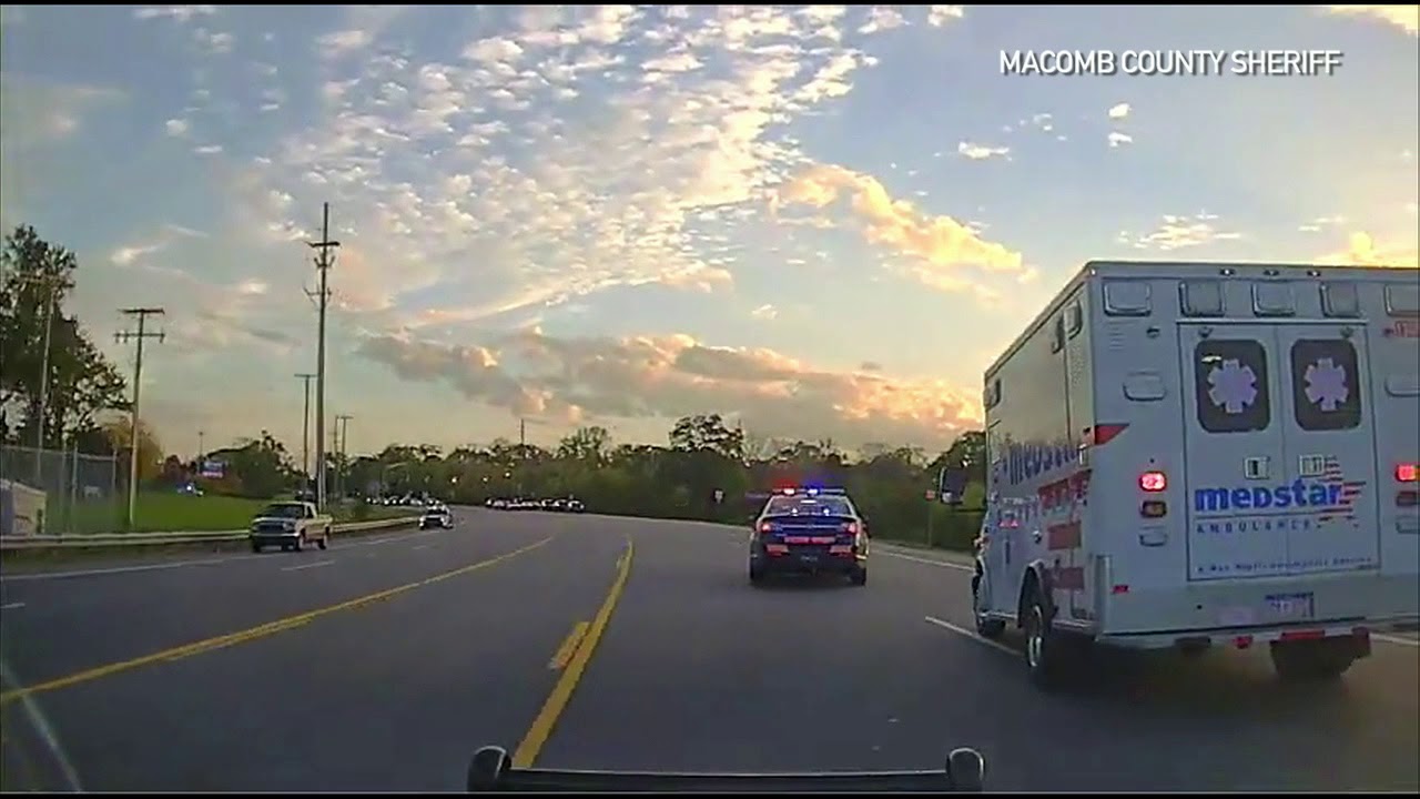 Downstate Man Leads Deputies on Chase in Stolen Ambulance - YouTube