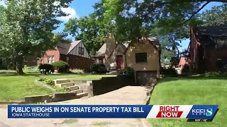 Senate property tax overhaul gets first public test at Iowa Statehouse