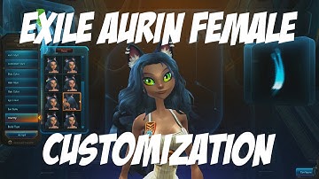 Aurin Female Customization & Features - Wildstar Online