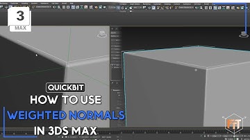 Quickbit - Weighted Normals in 3DS Max