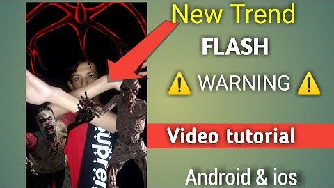 FLASH WARNING TUTORIAL | Likee & Tiktok New Trend Tutorial | Reels Viral video editing 2021