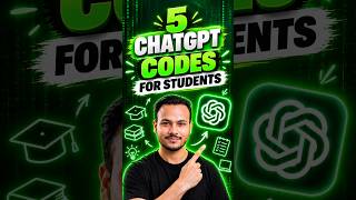 5 Secret ChatGPT Codes 90% of Students Miss #shorts #chatgpt
