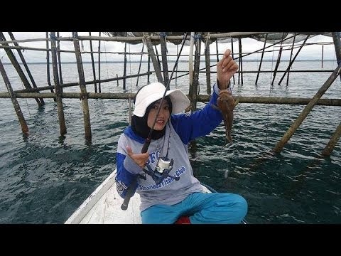 Mancing mania - strike ikan kerapu  Lady Angler Anya 