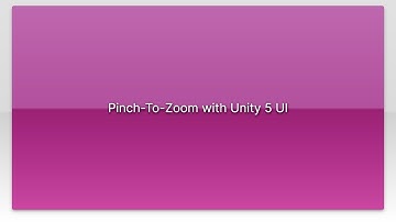 Pinch-To-Zoom with Unity 5 UI