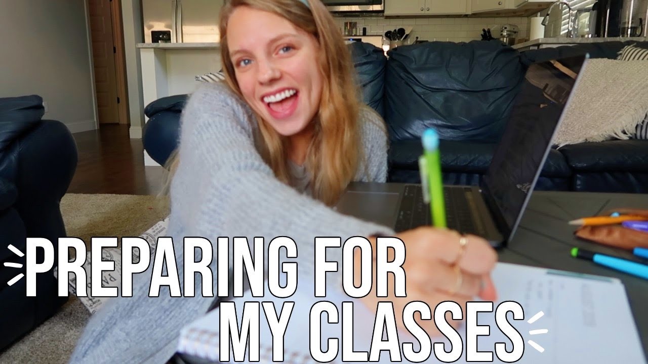 Preparing For My Classes + How I Use My Planner! Vlog