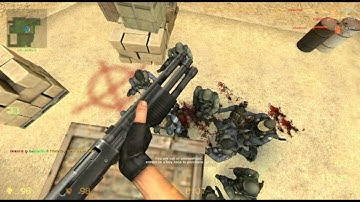Counter-Strike Source - How To Play Zombie Mode With Bots