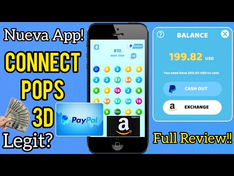 CONNECT POPS 3D App Gana Dinero Jugando Apps Paypal Games Online Full Review 2020