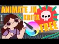 FREE 2D ANIMATION SOFTWARE / HOW TO ANIMATE IN KRITA!