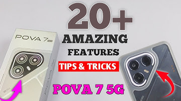 Tecno Pova 7 Tips and Tricks / Tecno Pova 7 20+ New Hidden Features in Hindi / tecno pova 7 5g