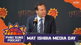 Phoenix Suns owner Mat Ishbia addresses the offseason & focused on winning a title at Media Day