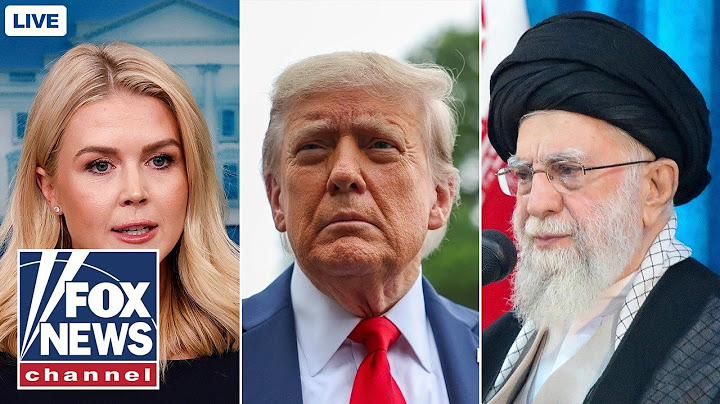 Karoline Leavitt briefs as Trump weighs Iran attack plan