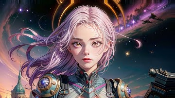 Deforum Animation Girl In Space Stable Diffusion AI