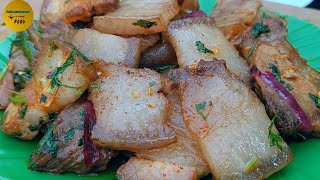 Pork Dry Fry | Easy and Tasty Pork Fry Recipe |
