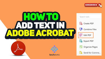 How to add text in adobe acrobat 2025