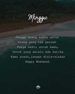 Story wa hari minggu