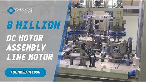 Worth 8 million Fully Automatic BLDC Motor Assembly Line Motor Manufacturing Process