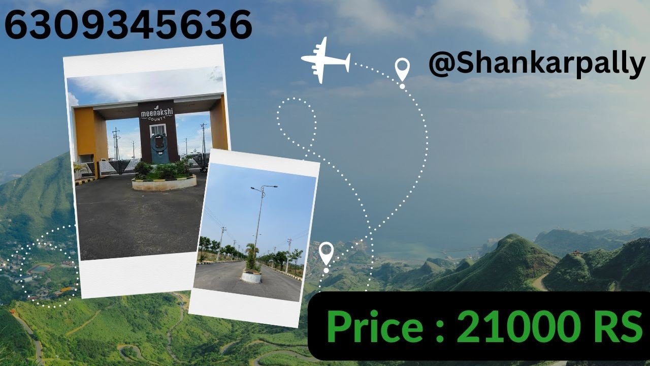 Open plots for sale at Shankarpally to Kandi and Mumbai highway near by