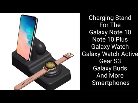 Samsung 3in1 Charging Stand Holder For Smart Devices Galaxy Note 10/Note 10 Plus