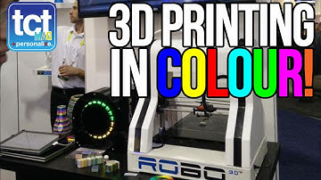 Full colour, single extruder 3D printing at CES 2015