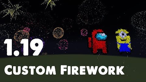 Custom Firework datapack in Minecraft 1.19+