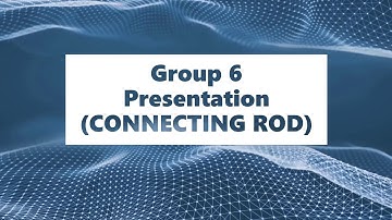 Finite Element Analysis on Connecting Rod (Presentation)